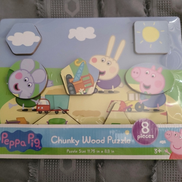 Peppa Pig Chunky Wood Puzzle (Park Scene) - Picture 5 of 5